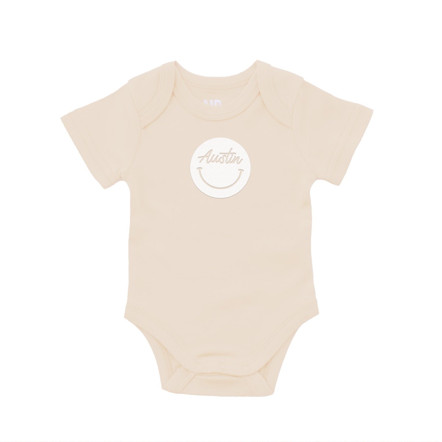 Austin Cursive Smile Onesie