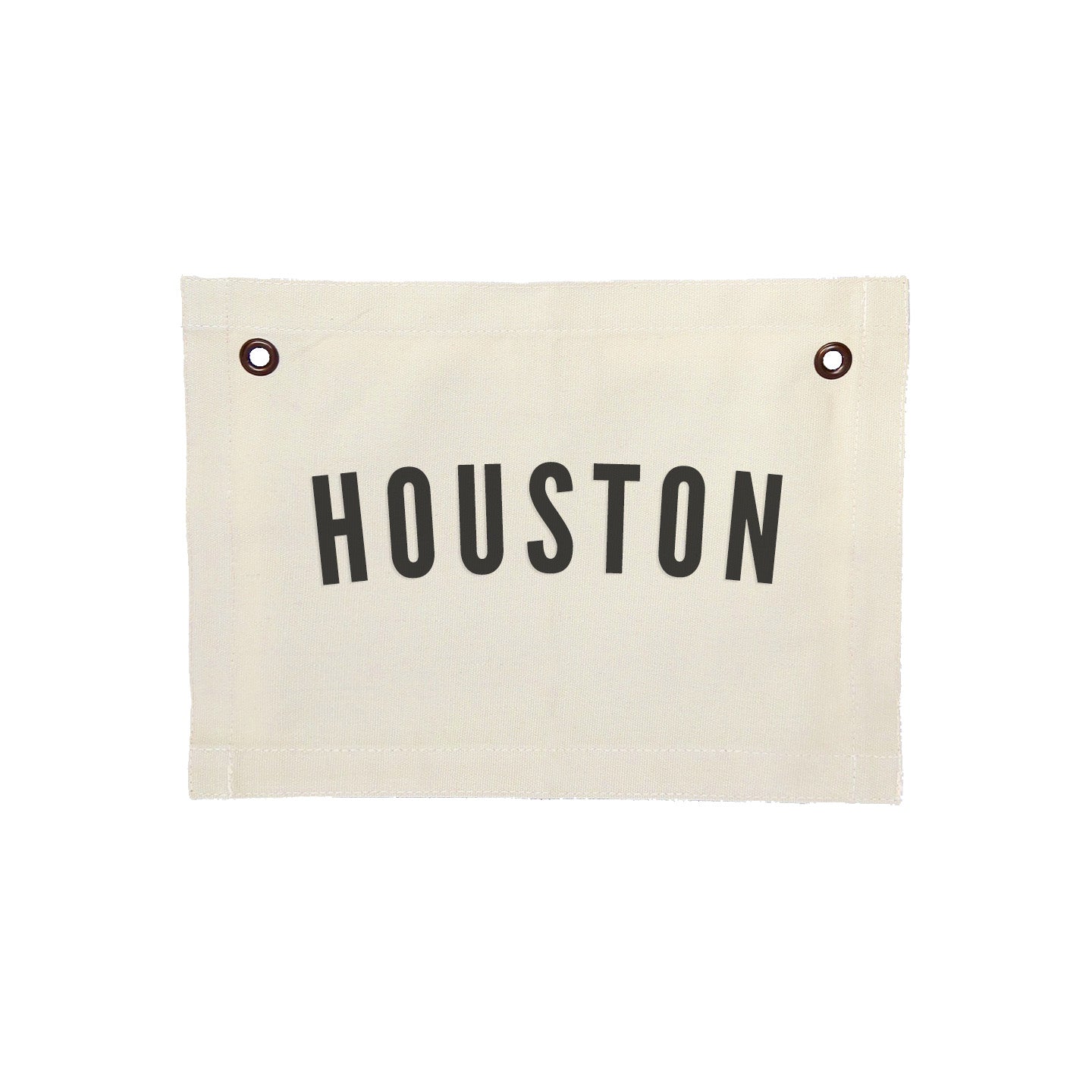 Custom Hometown Small Canvas Flag