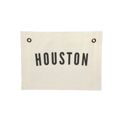 Custom Hometown Small Canvas Flag