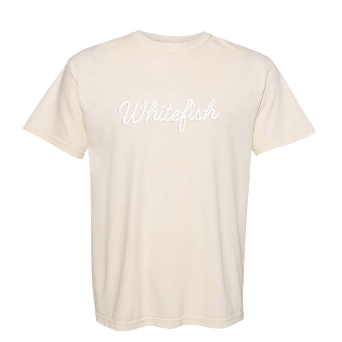 Whitefish Cursive Washed Tee
