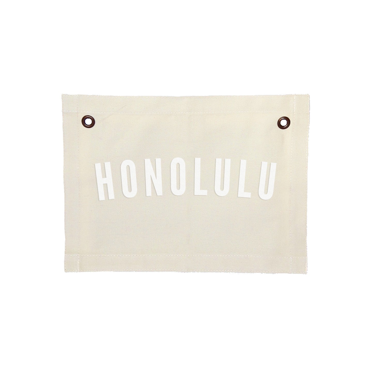 Custom Hometown Small Canvas Flag
