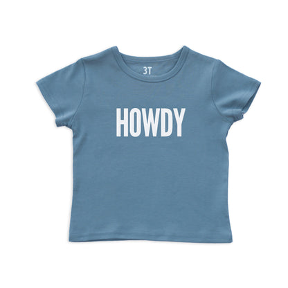 Howdy Bold Kids Tee