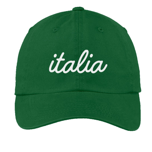 Italia Cursive Baseball Cap