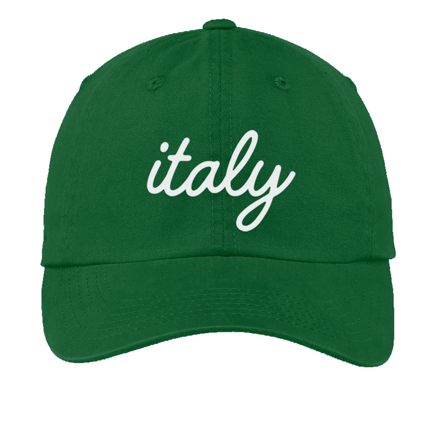 Italy Cursive Baseball Cap