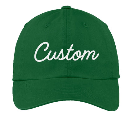 Custom Baseball Cap - Cursive