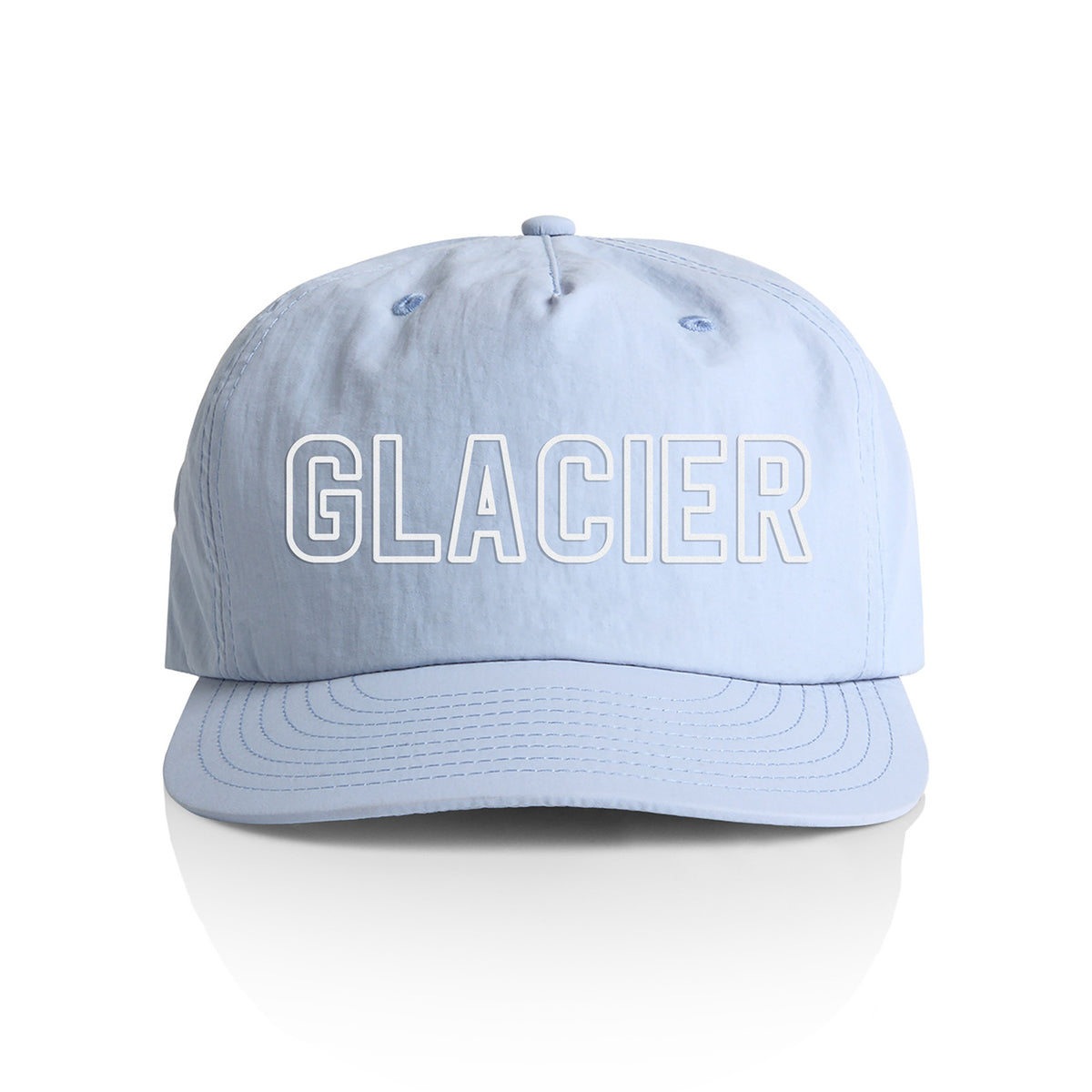Glacier Outline Nylon Snapback