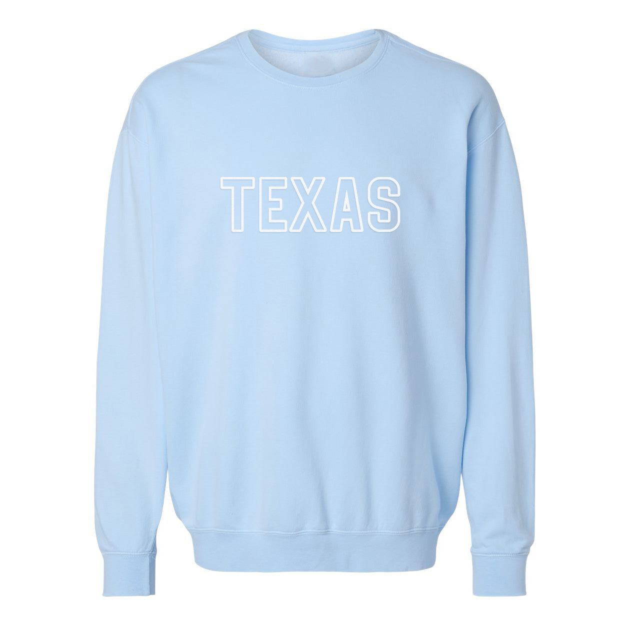 Texas Outline Washed Sweatshirt