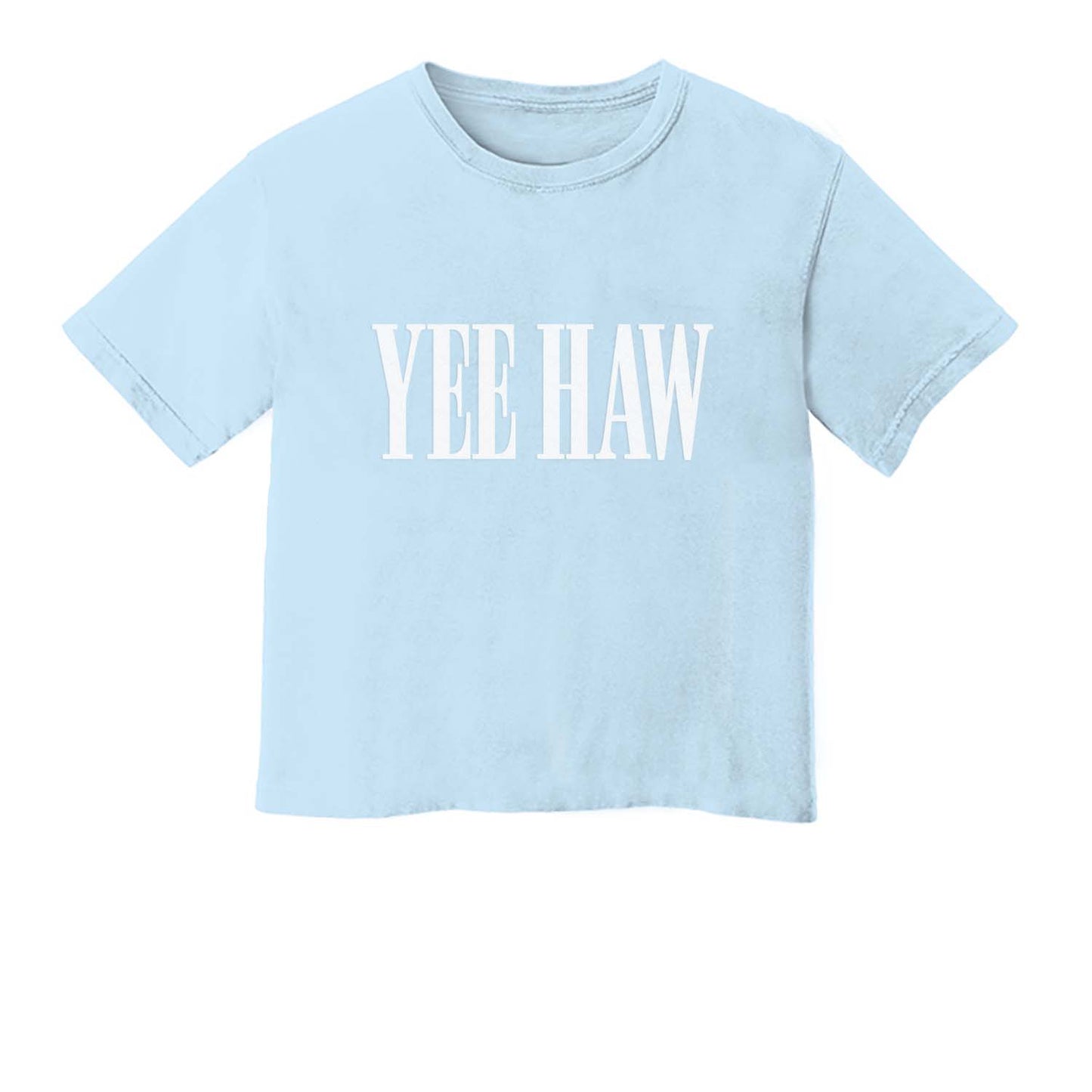 Yee Haw Western Washed Crop Tee