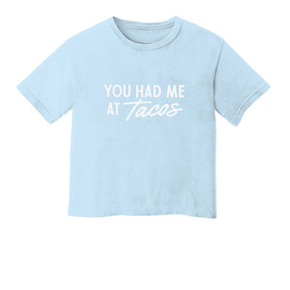 You Had Me at Tacos Washed Tee - Large Design