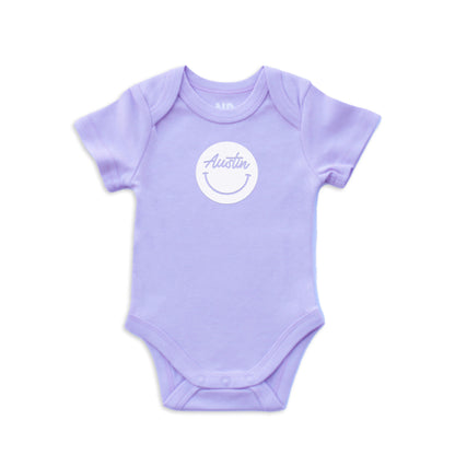 Austin Cursive Smile Onesie