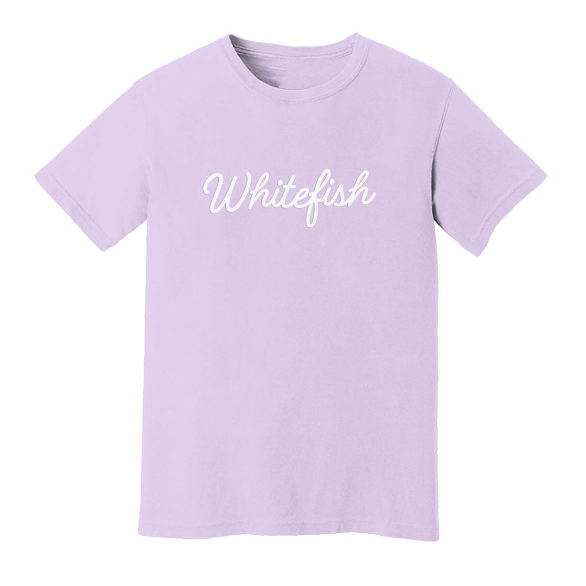 Whitefish Cursive Washed Tee