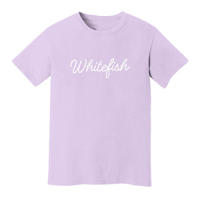 Whitefish Cursive Washed Tee