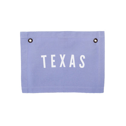 Custom Hometown Small Canvas Flag