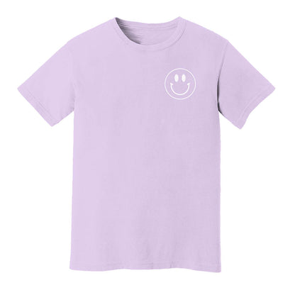 Smiley Face Outline Washed Tee