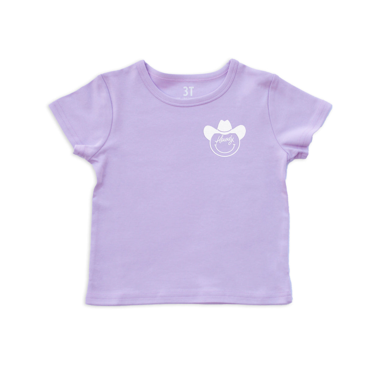 Howdy Cursive Cowboy Kids Tee