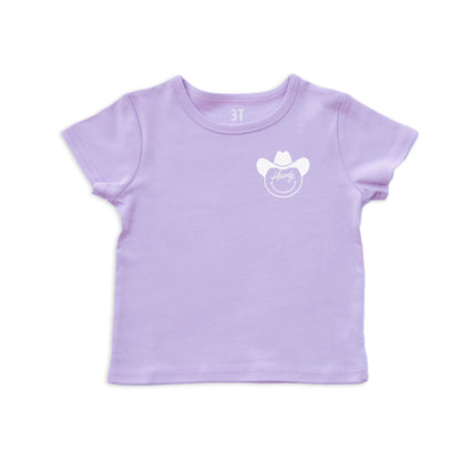Howdy Cursive Cowboy Kids Tee