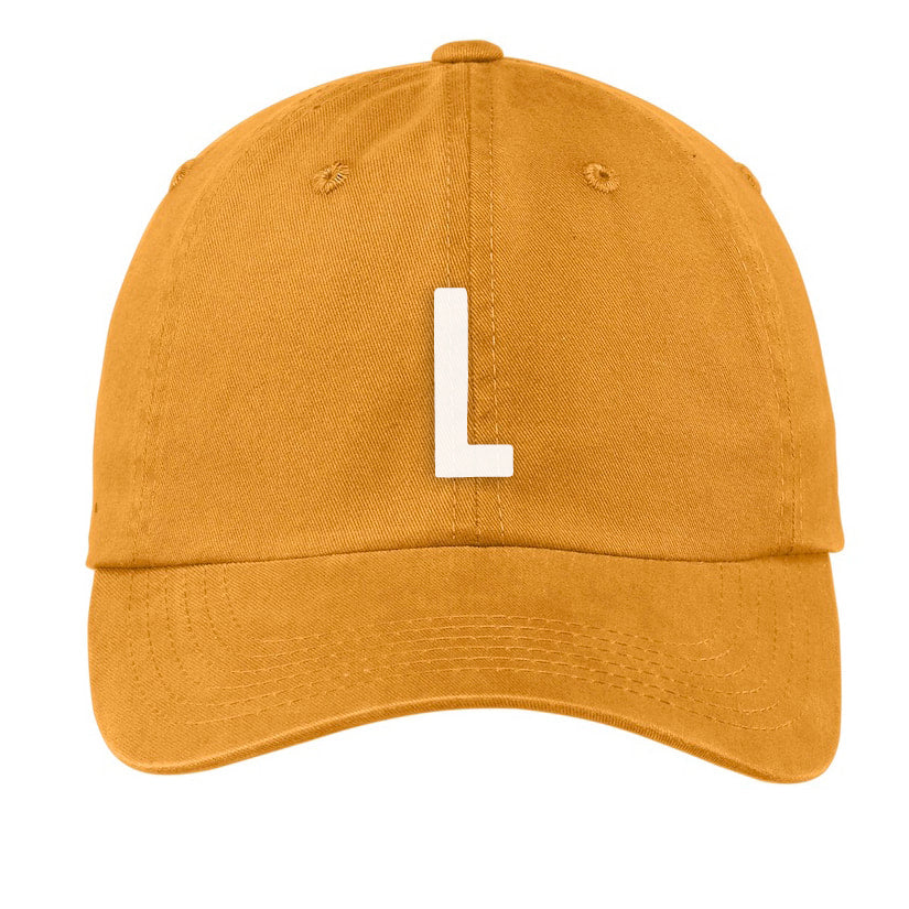Custom Initial Baseball Cap