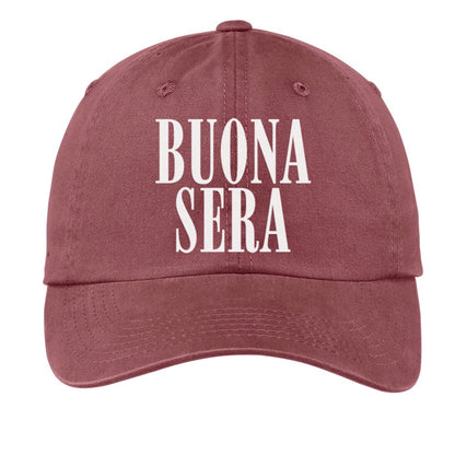Buona Sera Stacked Western Baseball Cap