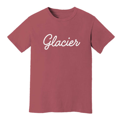 Glacier Cursive Washed Tee