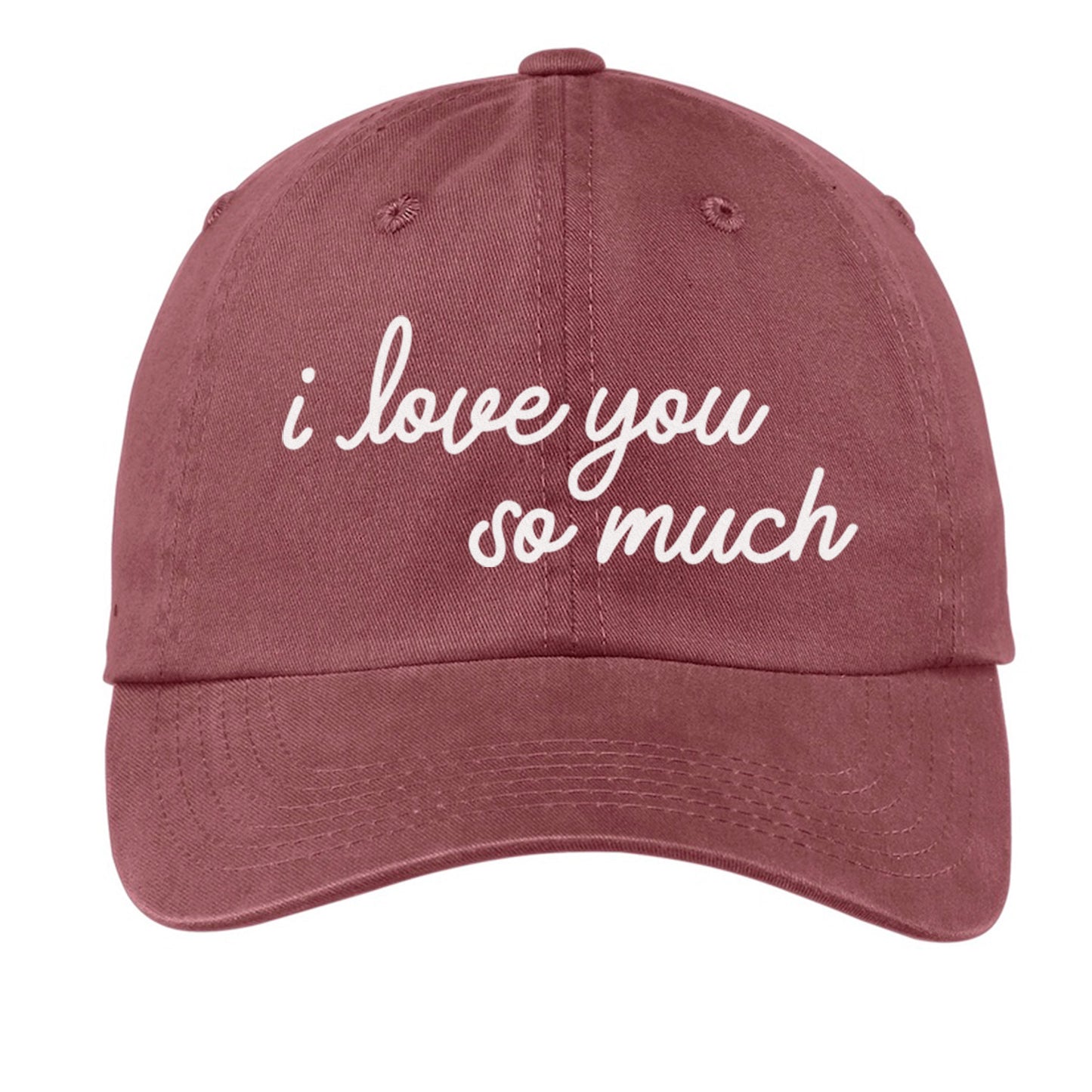 i love you so much Baseball Cap