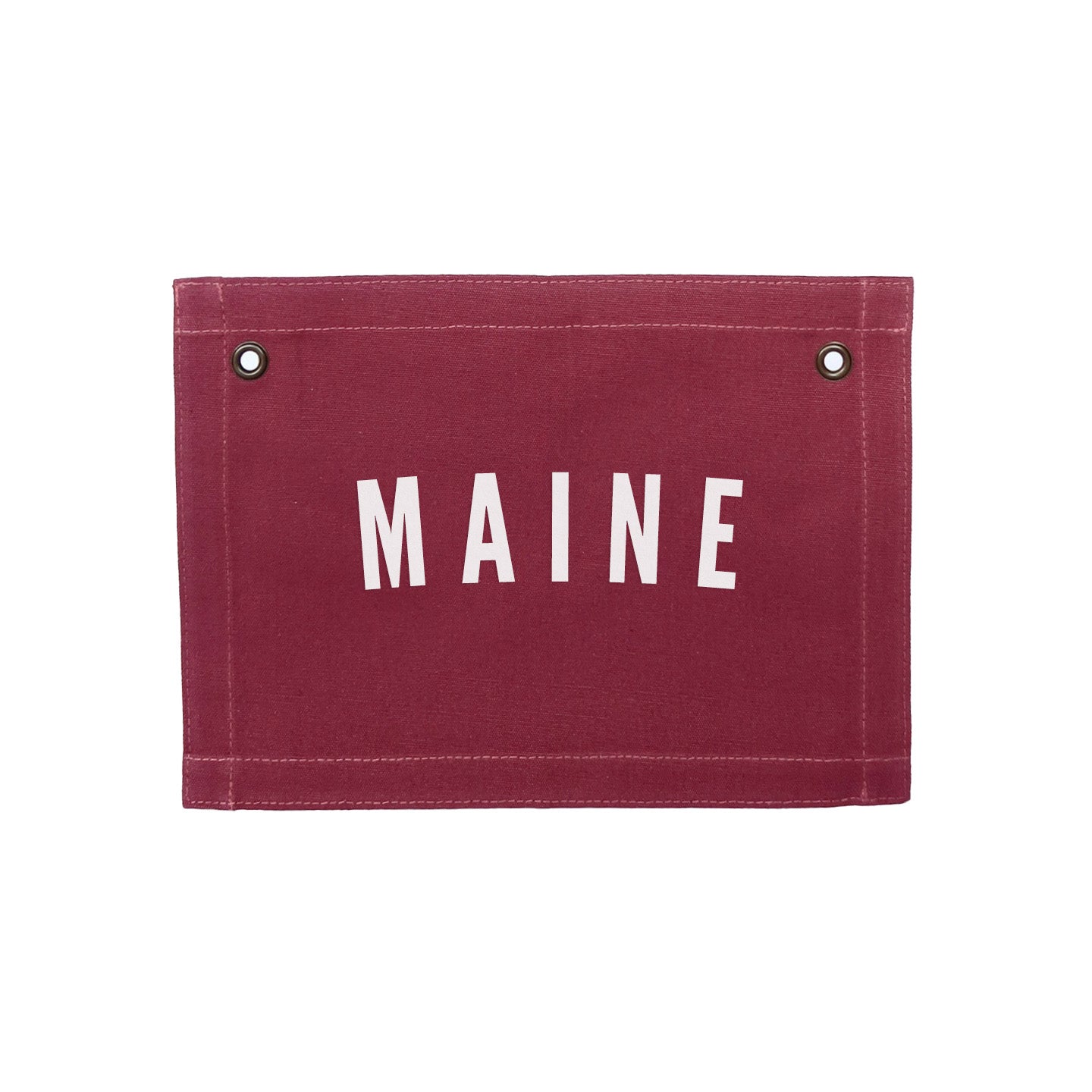 Custom Hometown Small Canvas Flag