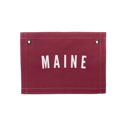 Custom Hometown Small Canvas Flag