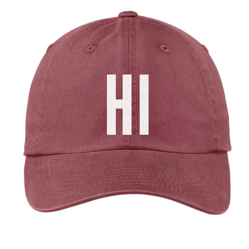 HI (Hawaii) Baseball Cap – Frankie Jean
