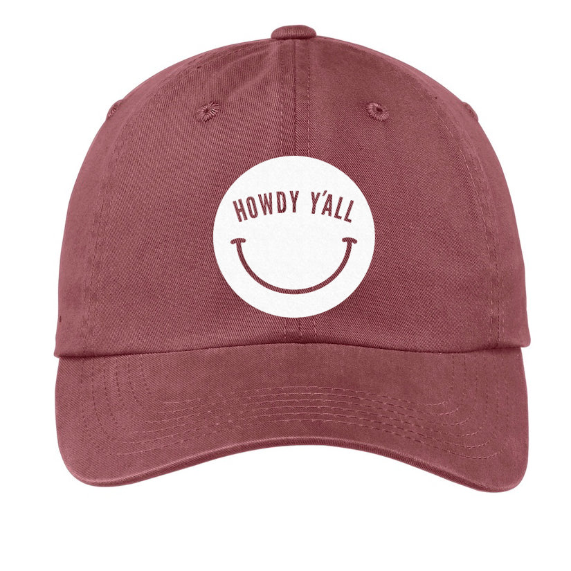 Howdy Y'all Smile Baseball Cap