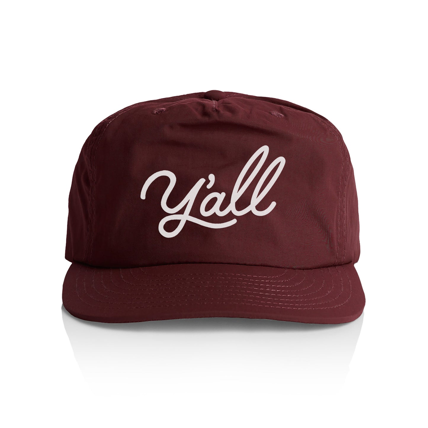 Y'all Cursive Nylon Snapback