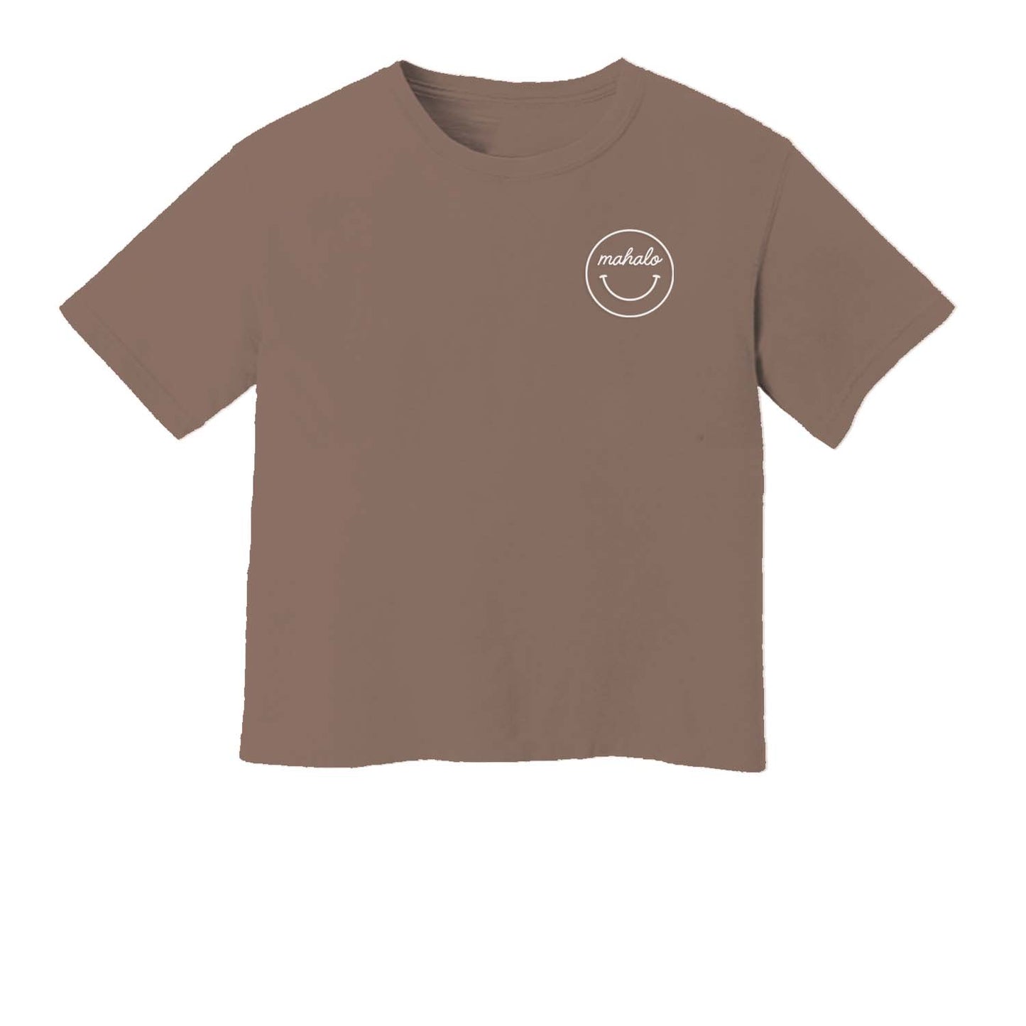 Mahalo Smiley Face Washed Tee