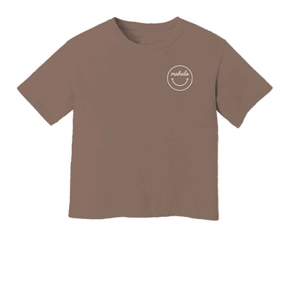 Mahalo Smiley Face Washed Tee