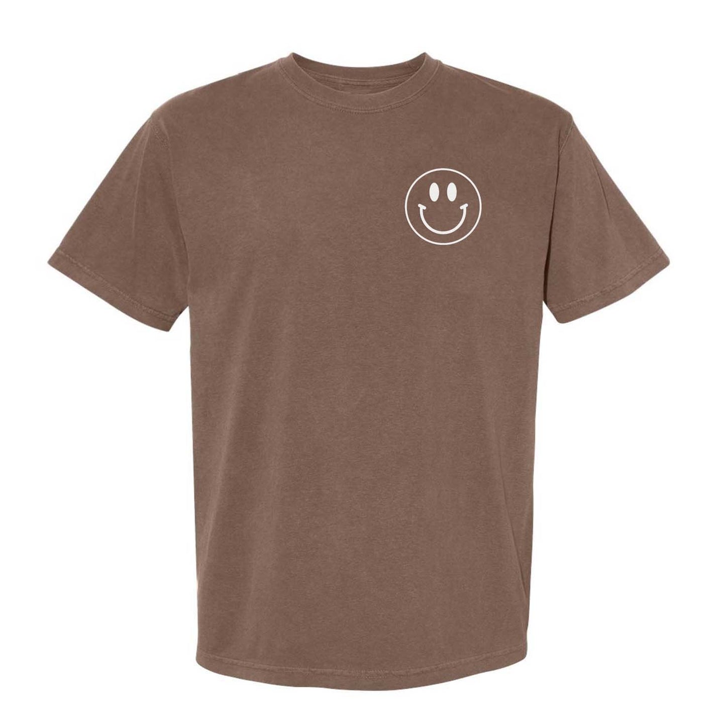 Smiley Face Outline Washed Tee