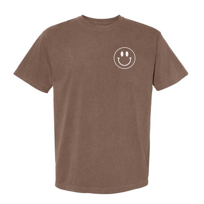 Smiley Face Outline Washed Tee