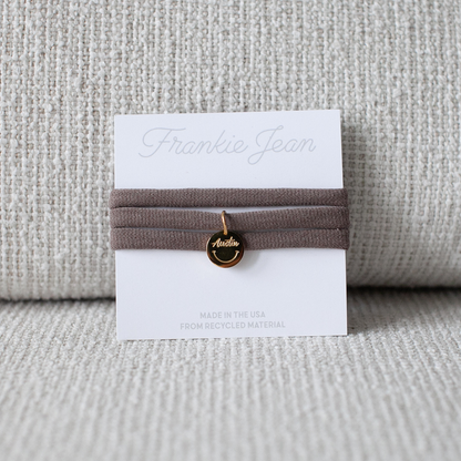 Austin Cursive Smile Recycled Choker
