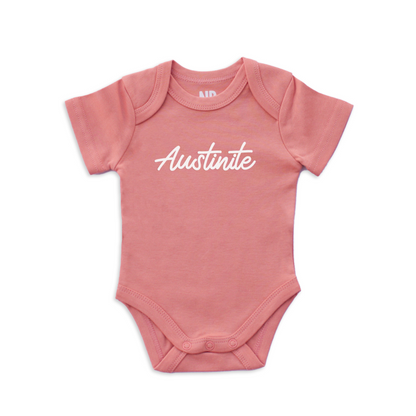 Austinite Cursive Onesie