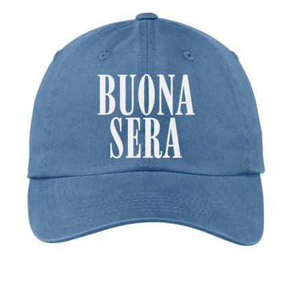 Buona Sera Stacked Western Baseball Cap