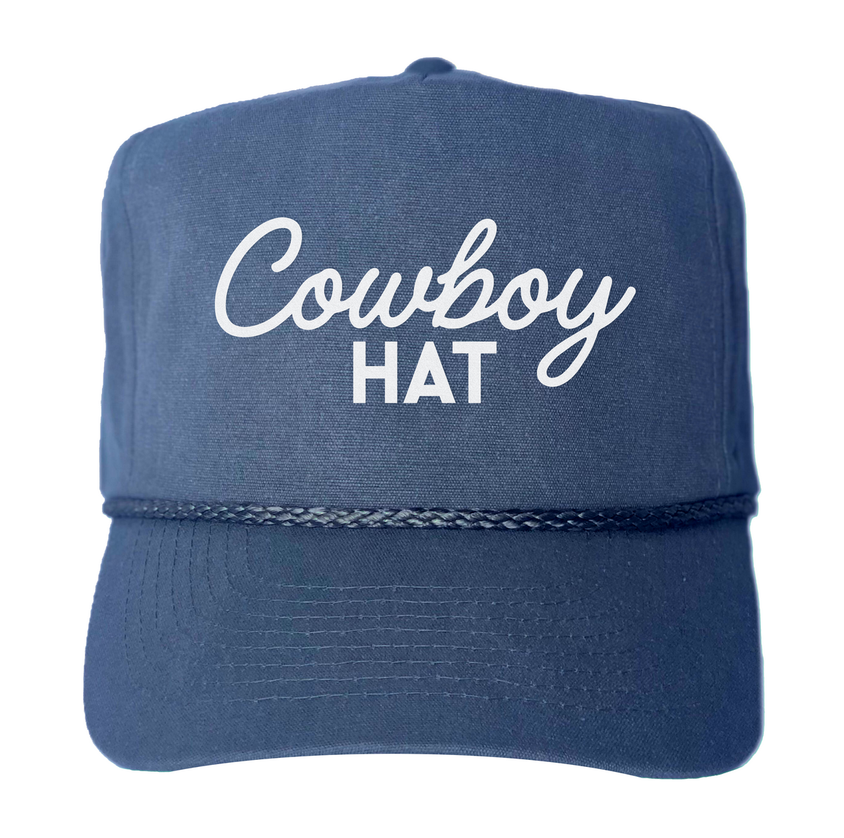 Cowboy Hat Canvas Trucker