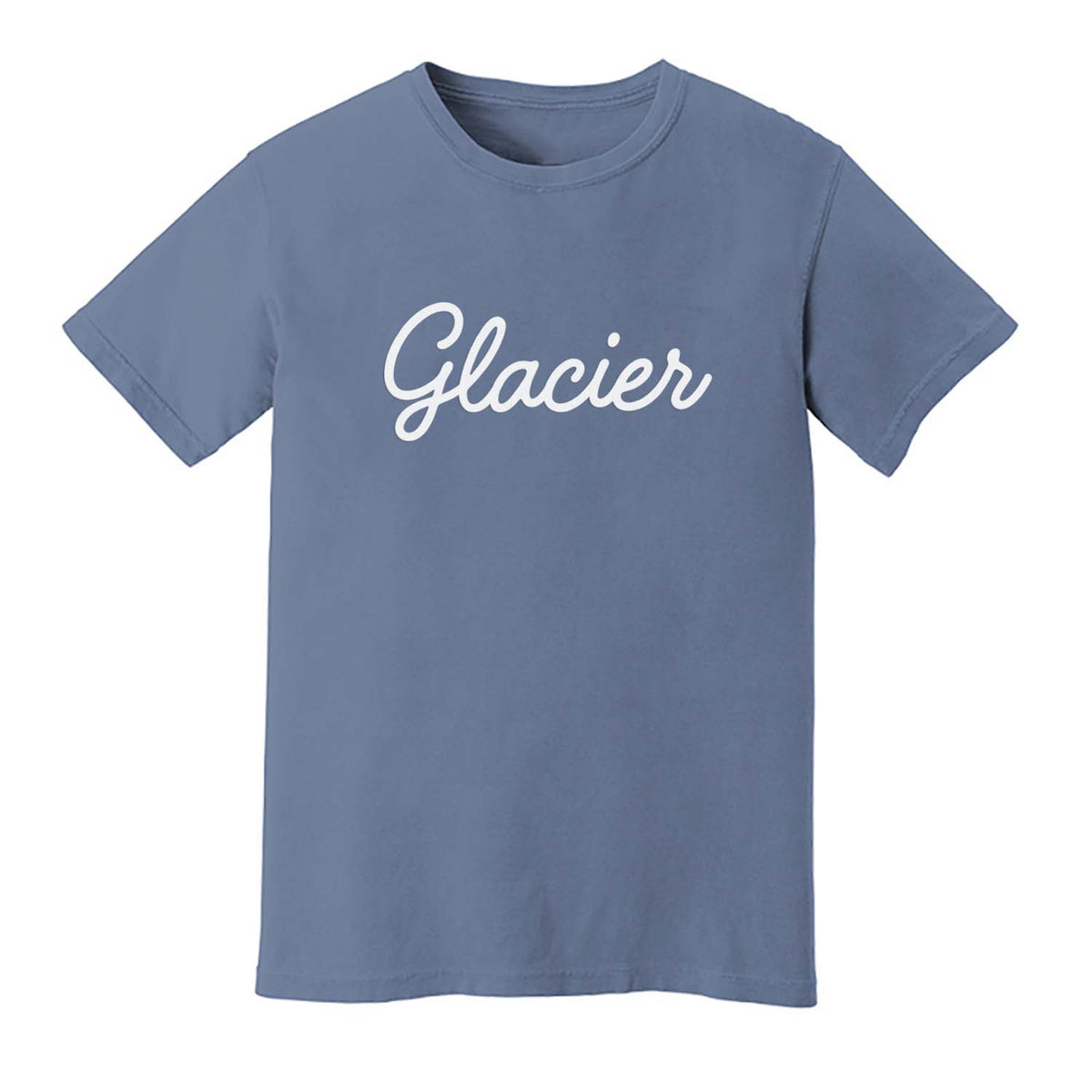 Glacier Cursive Washed Tee