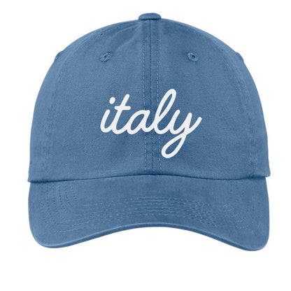 Italy Cursive Baseball Cap