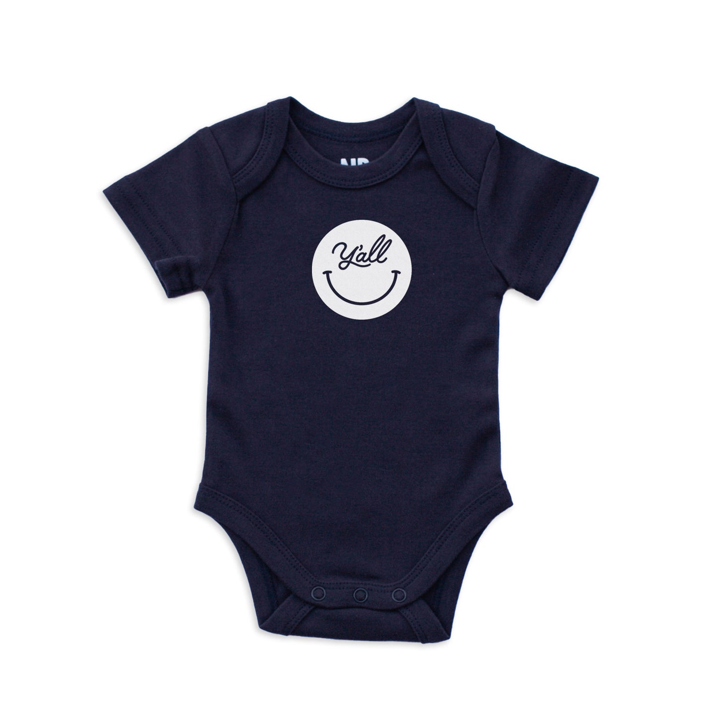 Y'all Cursive Smile Onesie