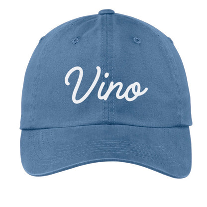 Vino Cursive Baseball Cap