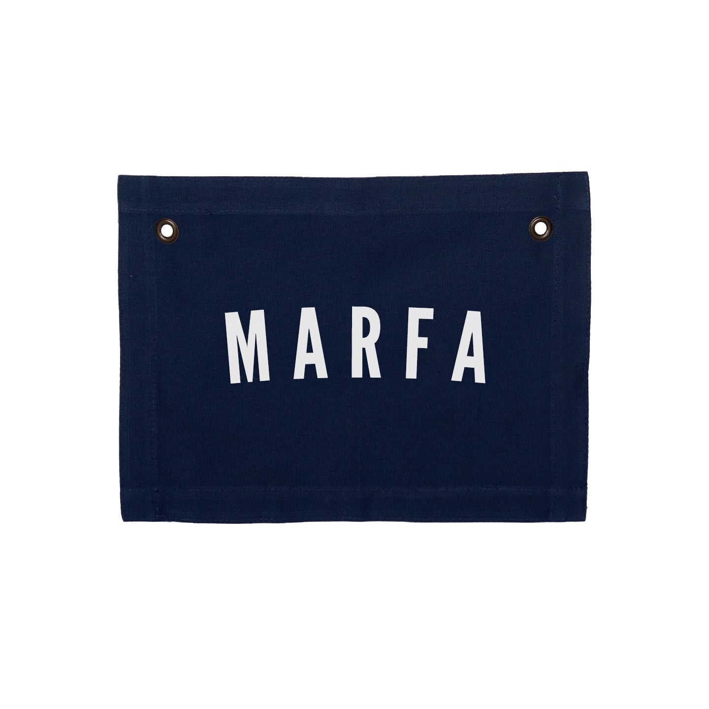 Custom Hometown Small Canvas Flag