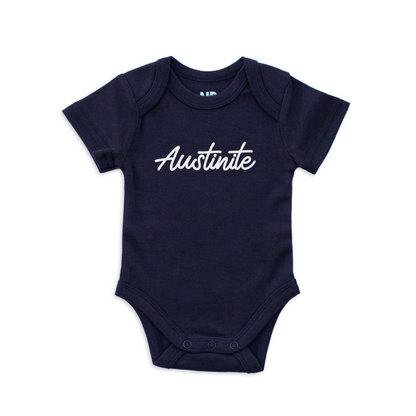 Austinite Cursive Onesie