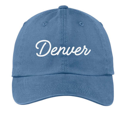 Denver Cursive Baseball Cap