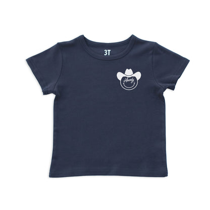 Howdy Cursive Cowboy Kids Tee