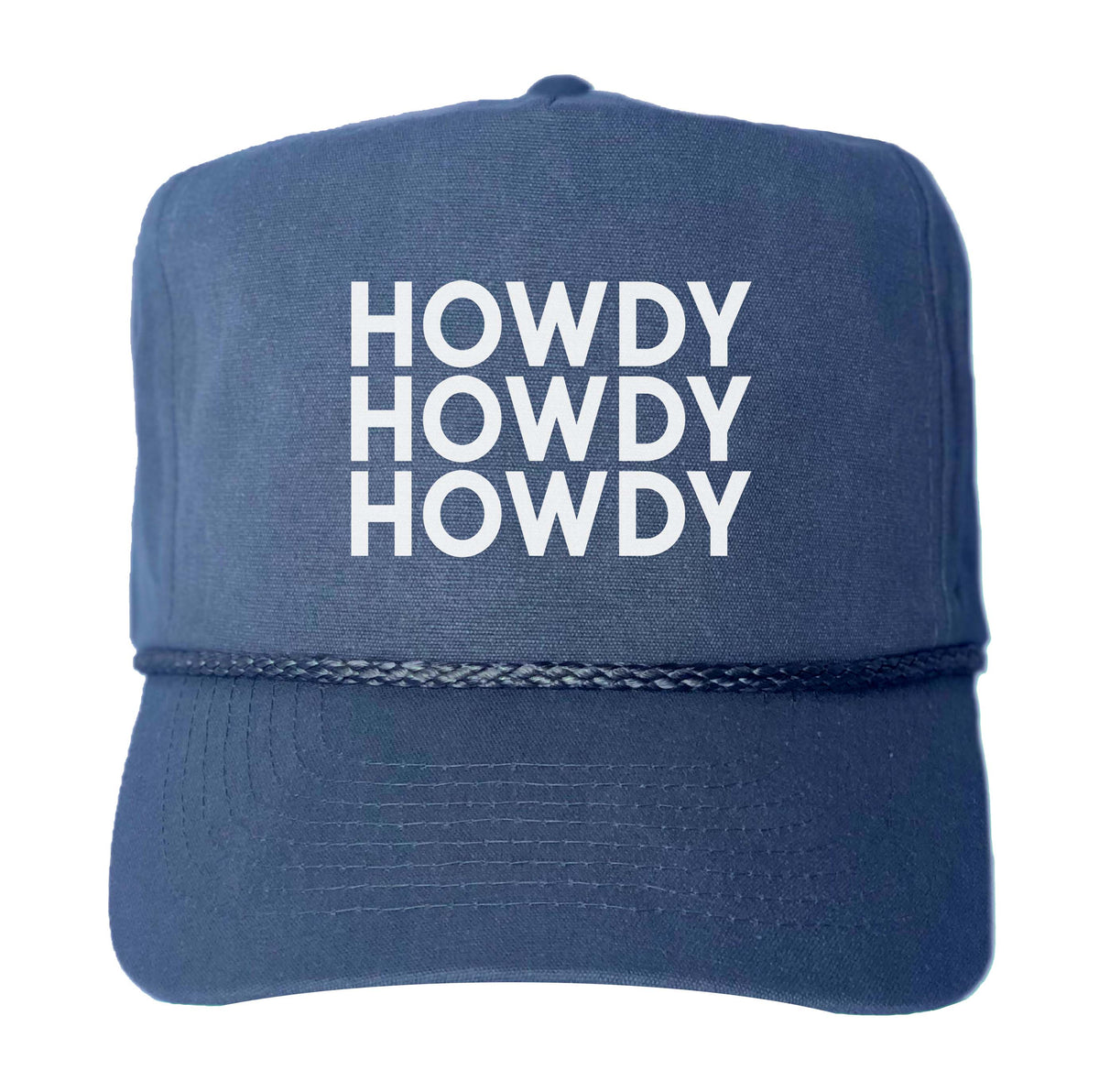 Howdy Howdy Howdy Canvas Trucker