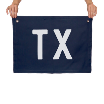 TX Large Canvas Flag