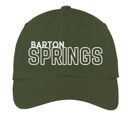 Barton Springs Outline Baseball Cap