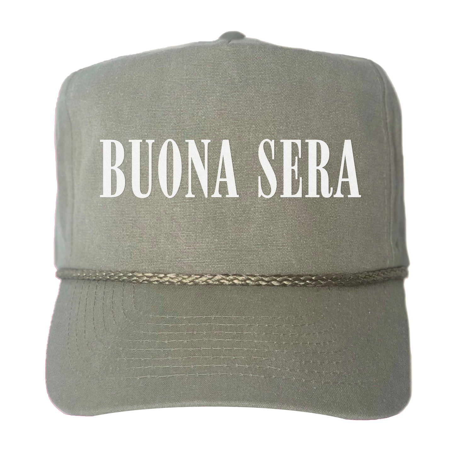 Buona Sera Western Canvas Trucker