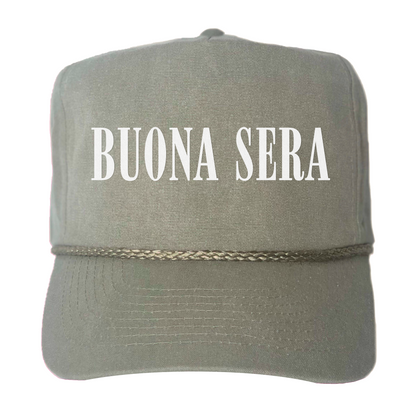 Buona Sera Western Canvas Trucker